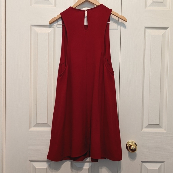 EUC American Apparel red sleeveless mini dress - Picture 2 of 7